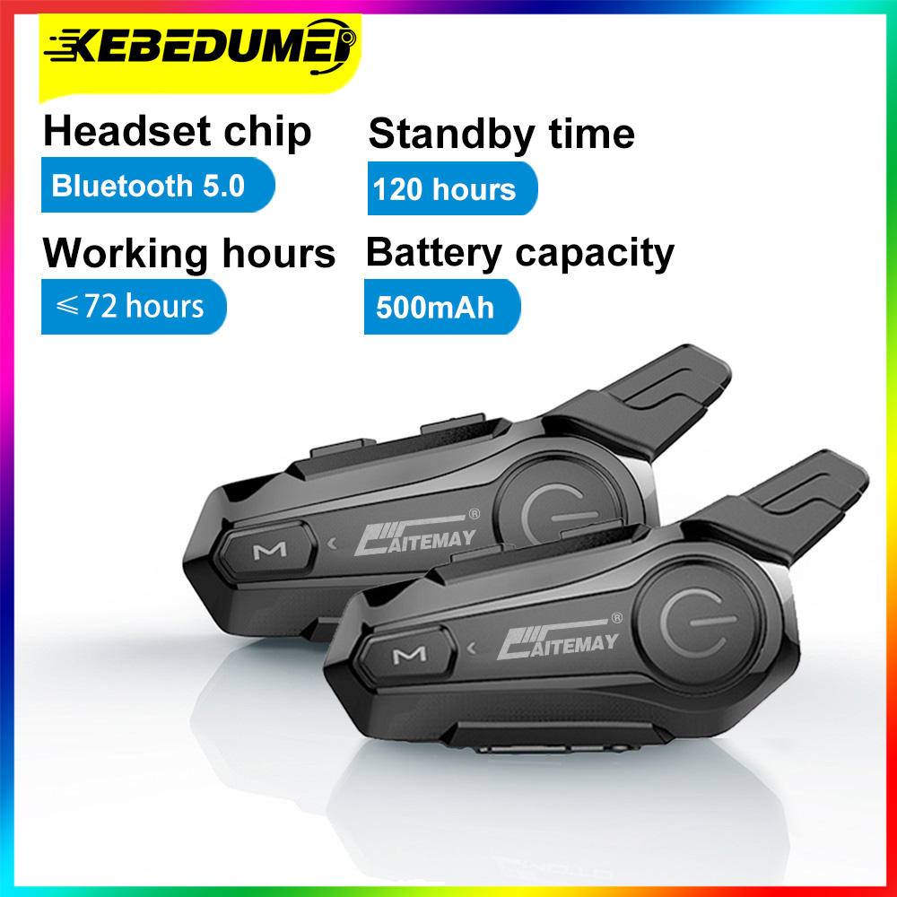 Universal Motorcycle Helmet Intercom Headset - Bluetooth Intercom Motorcycle Helmet Bluetooth Headset