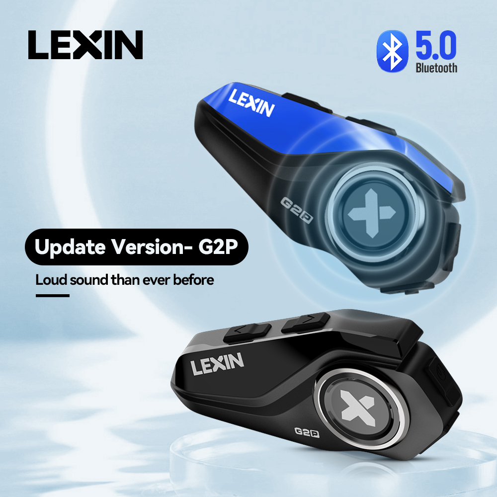 Full Face Motorcycle Helmet With Bluetooth - Lexin-G2P Motorcycle Helmet Bluetooth Intercom Up