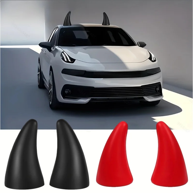 Motorcycle Helmets - Car Auto Truck Elasticity 3D Devil