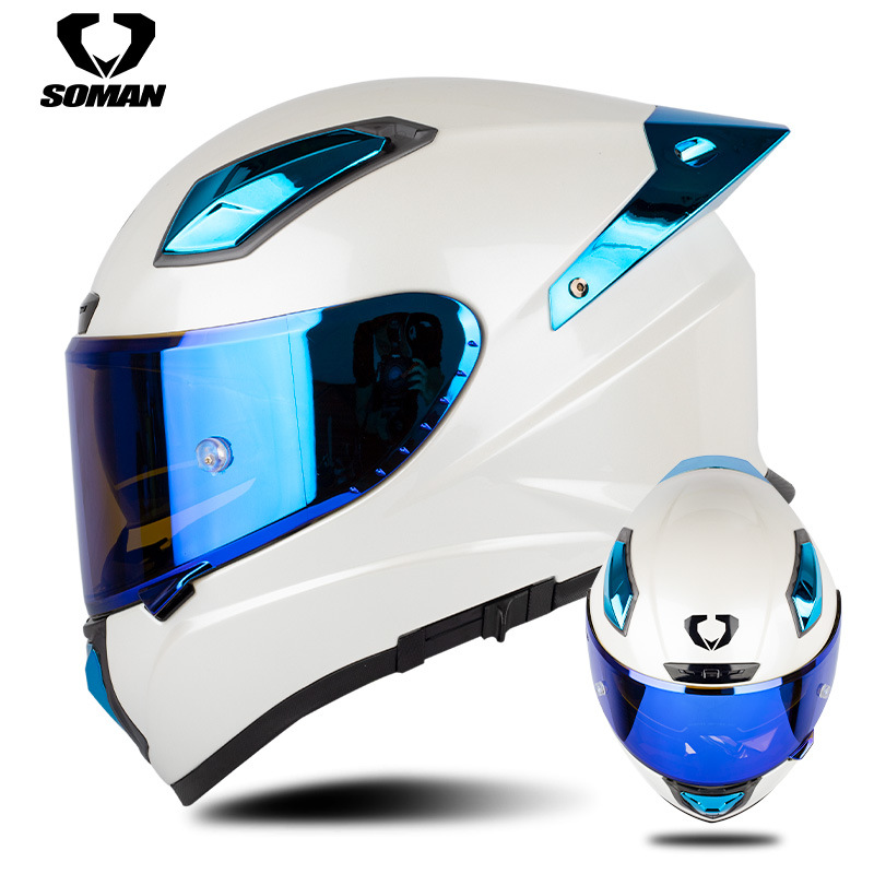 Soman Motorcycle Helmet Carbon - огляд і ціна Carbon Fiber Lightweight Motorcycle Helmet