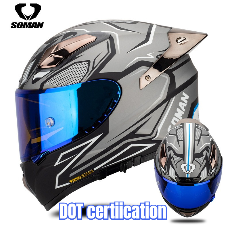 Soman Motorcycle Helmet Carbon - огляд і ціна Carbon Fiber Lightweight Motorcycle Helmet