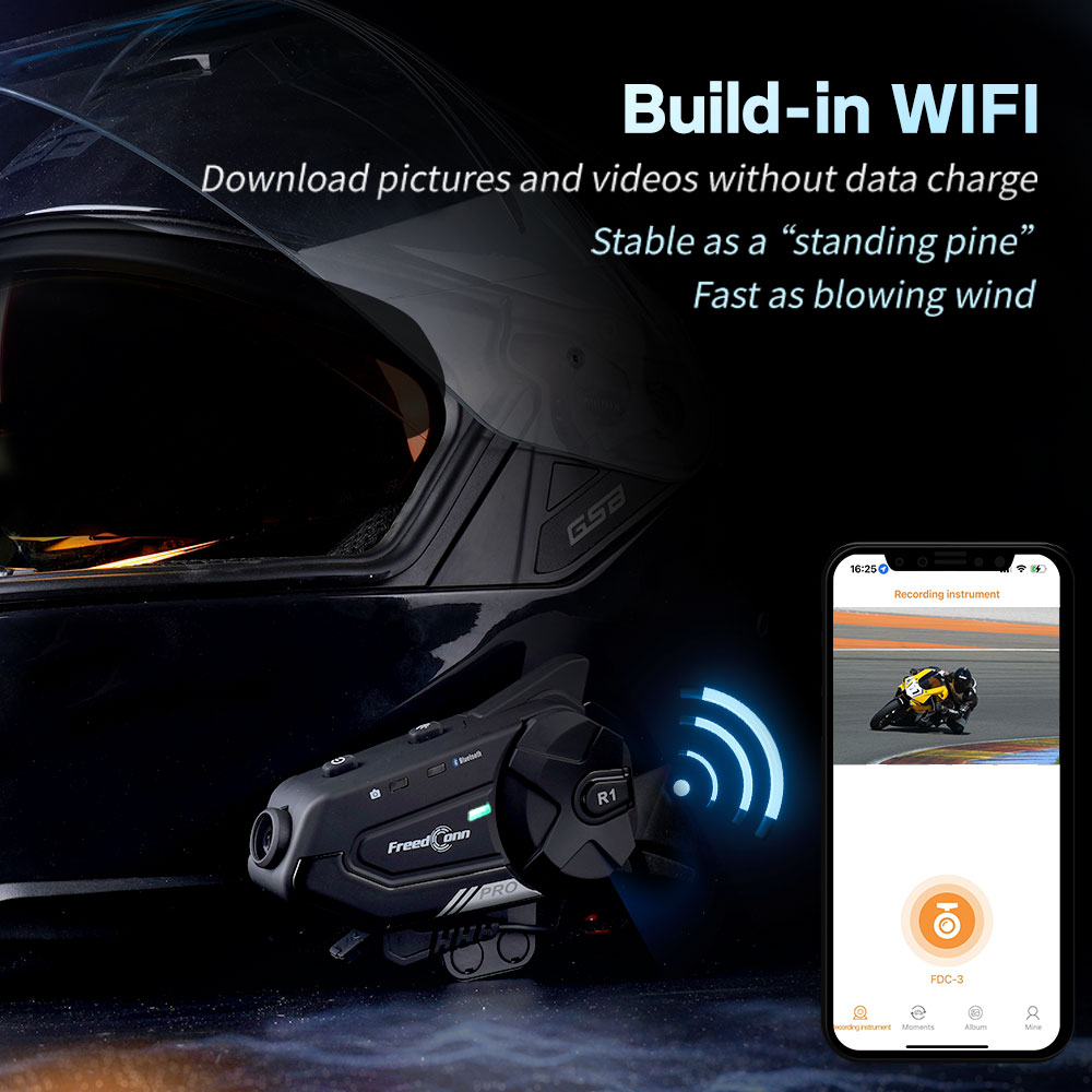 Freedconn Motorcycle Intercom  - огляд і ціна Full Face Motorcycle Helmet With Bluetooth