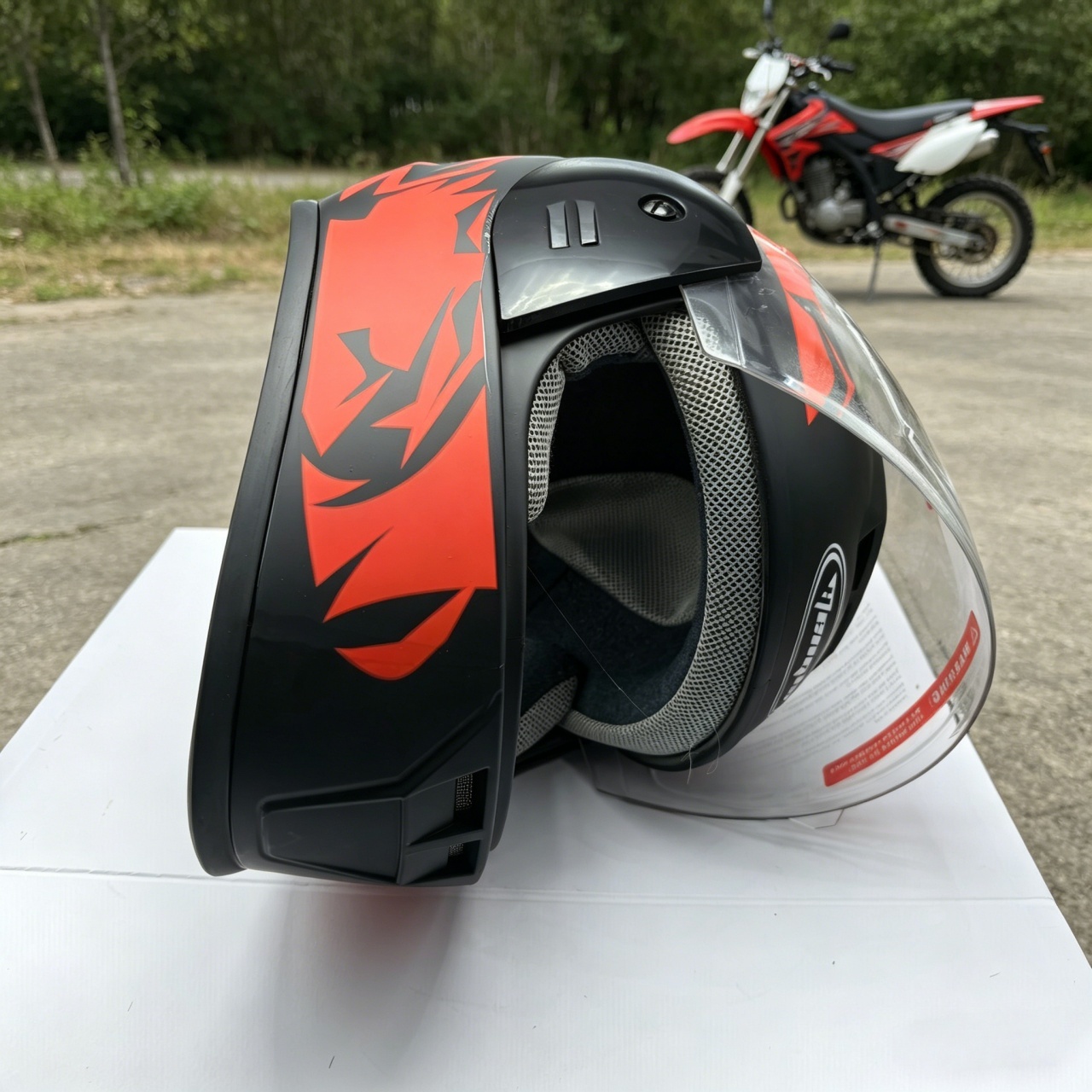 Full Face Motorcycle Helmet Du - огляд і ціна Dual Visor Motorcycle Racing Helmet