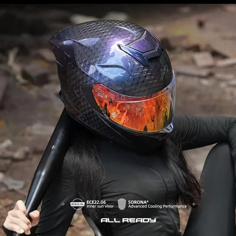 AR 12K Carbon Fiber Motorcycle - огляд і ціна Carbon Fiber Lightweight Motorcycle Helmet