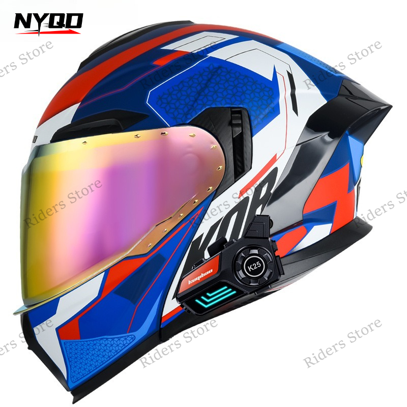 3C Certified Flip Up Motorcycl - огляд і ціна Full Face Motorcycle Helmet With Bluetooth