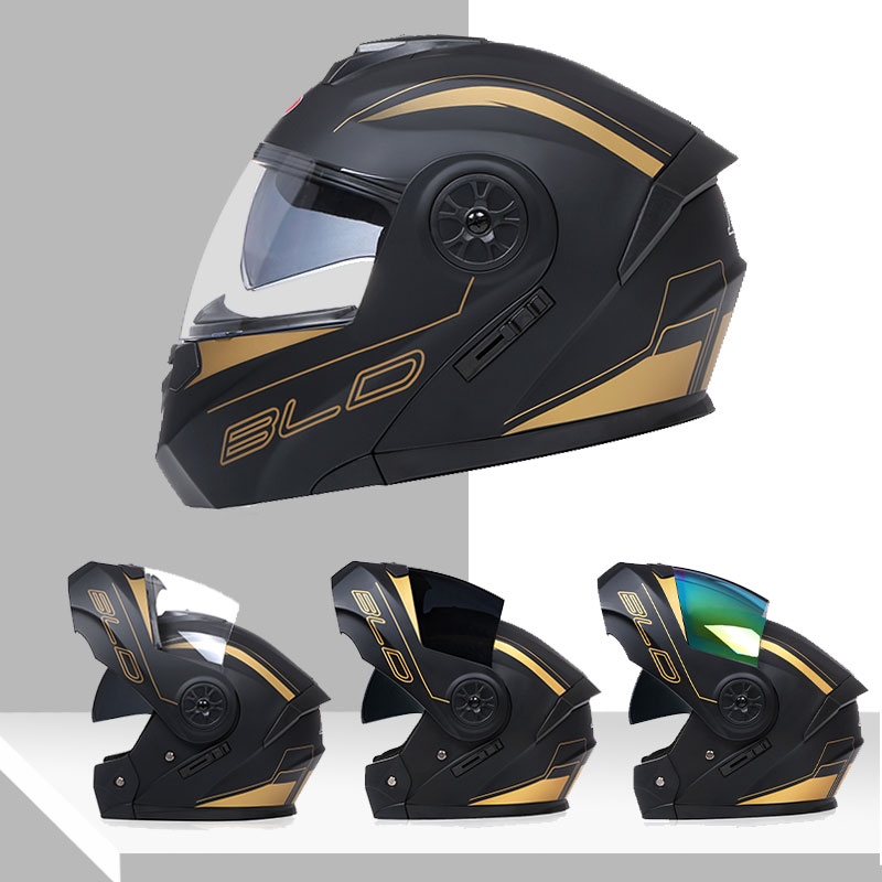 Dual Lens Helmet Modular Fashi - огляд і ціна Dual Visor Motorcycle Racing Helmet