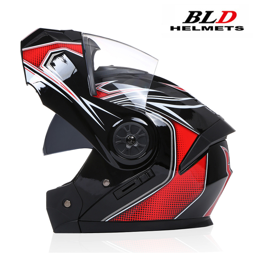 Dual Lens Helmet Modular Fashi - огляд і ціна Dual Visor Motorcycle Racing Helmet