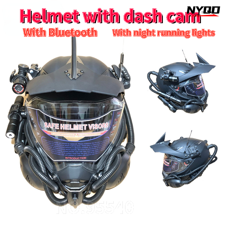 Rally helmet motorcycle helmet - огляд і ціна Full Face Motorcycle Helmet With Bluetooth