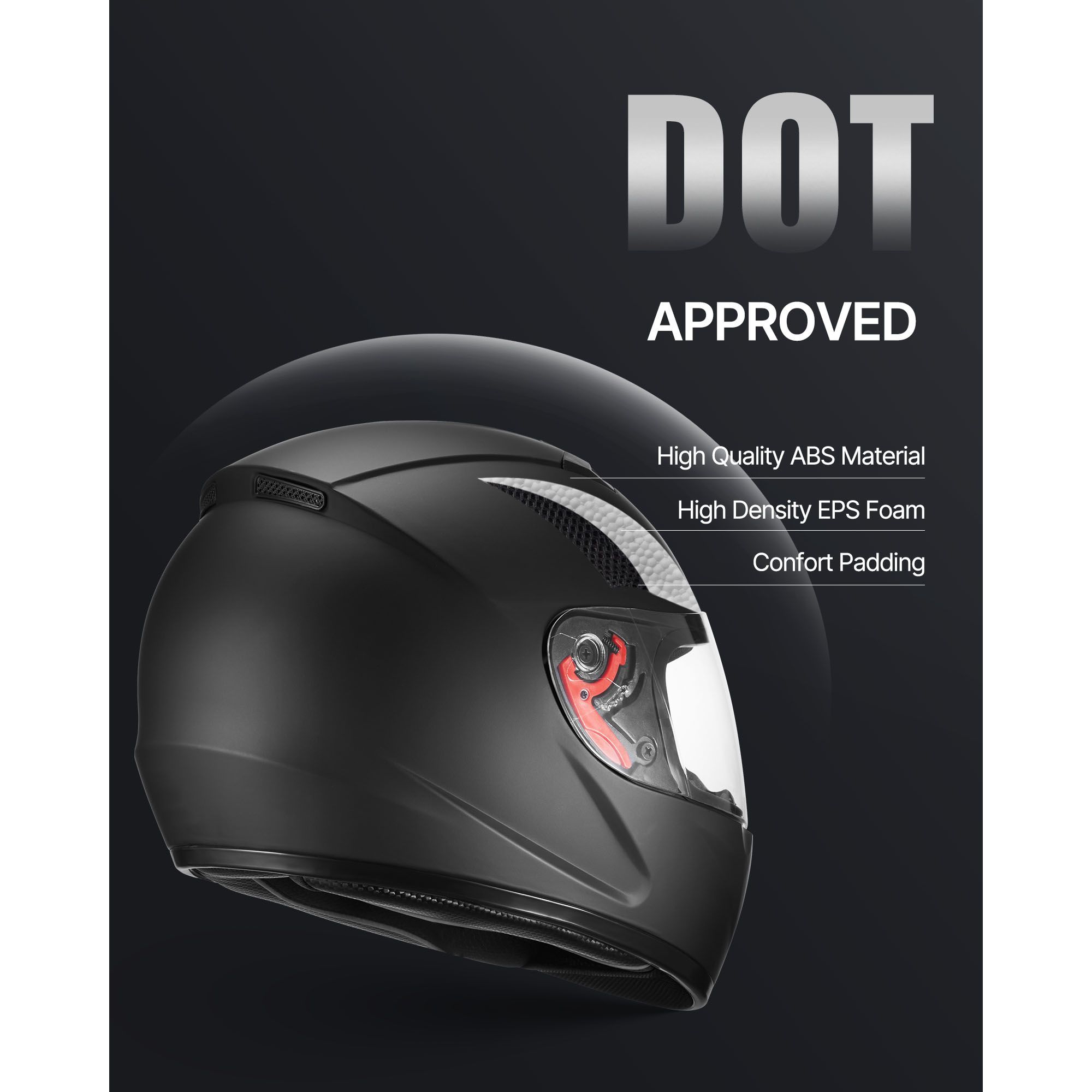 Motorcycle Helmet, Full Face,  - огляд і ціна Dual Visor Motorcycle Racing Helmet