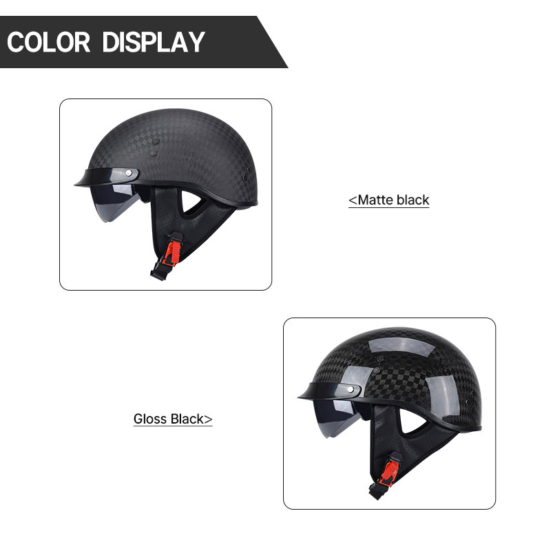 Light Weight 12K Gloss Black C - огляд і ціна Carbon Fiber Lightweight Motorcycle Helmet