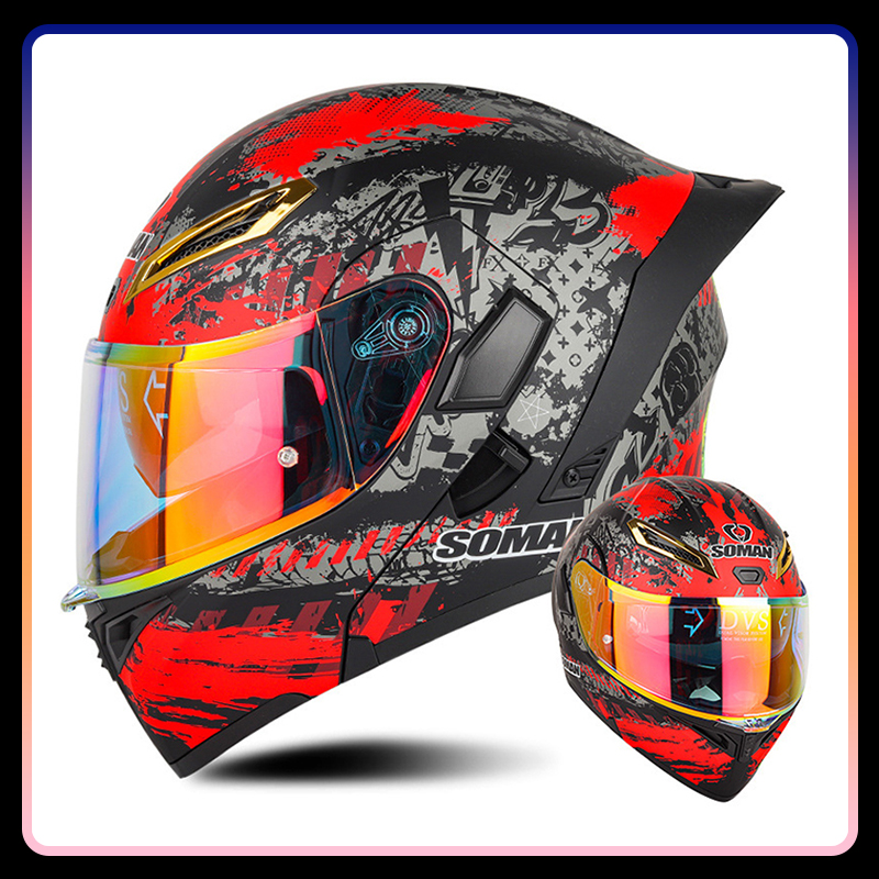 Four Seasons Universal Flip Up - огляд і ціна Dual Visor Motorcycle Racing Helmet