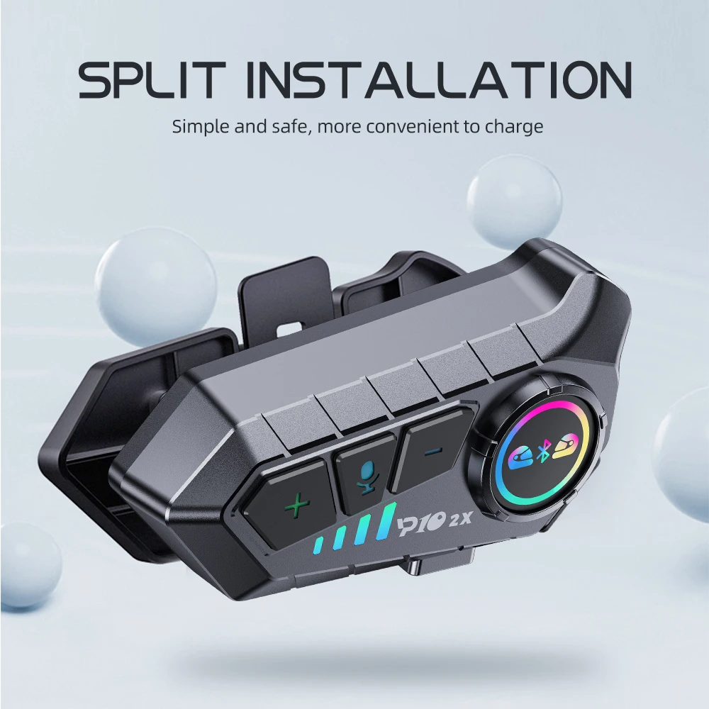 Kebidumei YP10 2X Wireless Blu - огляд і ціна Universal Motorcycle Helmet Intercom Headset