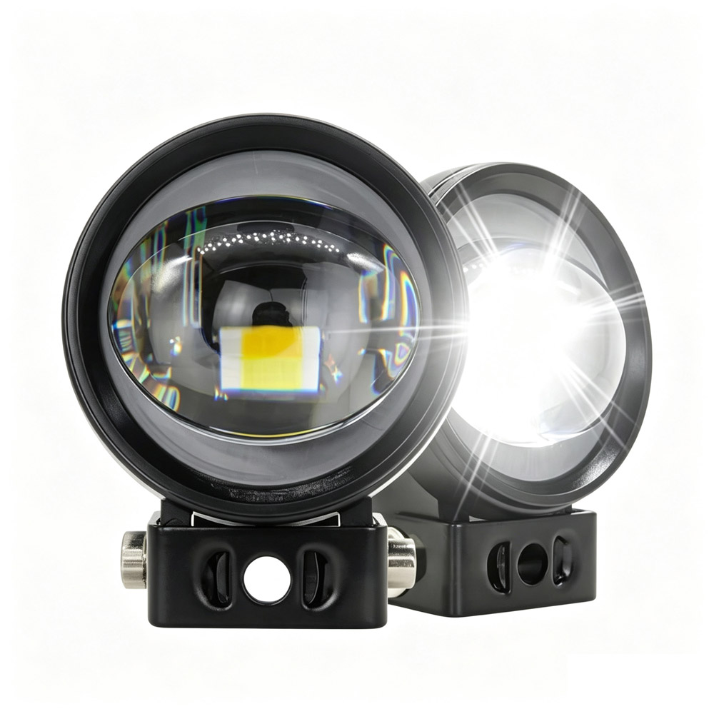 LED Projector Spotlights Motor - огляд і ціна Universal Motorcycle Led Headlight Projector