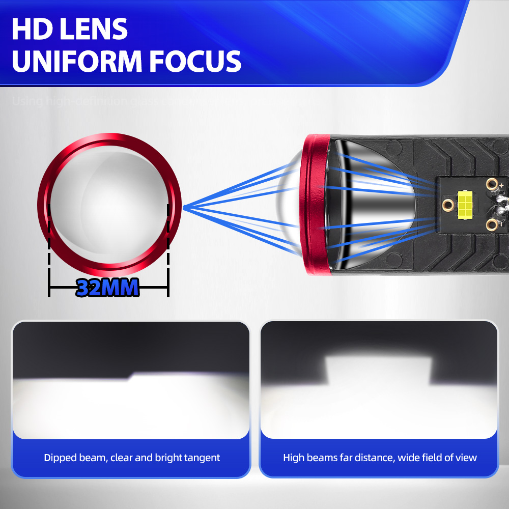 For Kawasaki ZG1400 Concours 2 - огляд і ціна Universal Motorcycle Led Headlight Projector