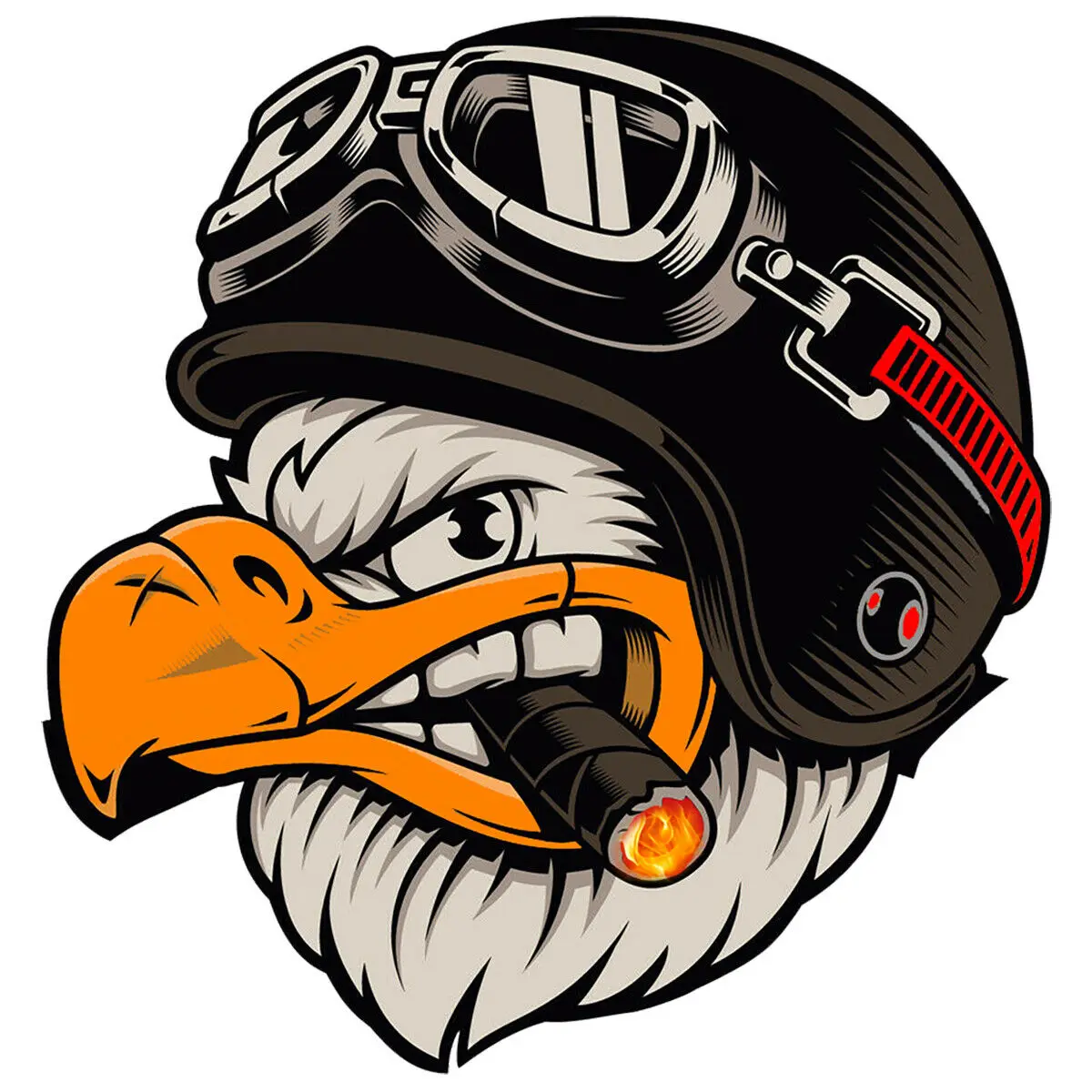 Car Sticker Personality Eagle  - огляд і ціна Motorcycle Helmets