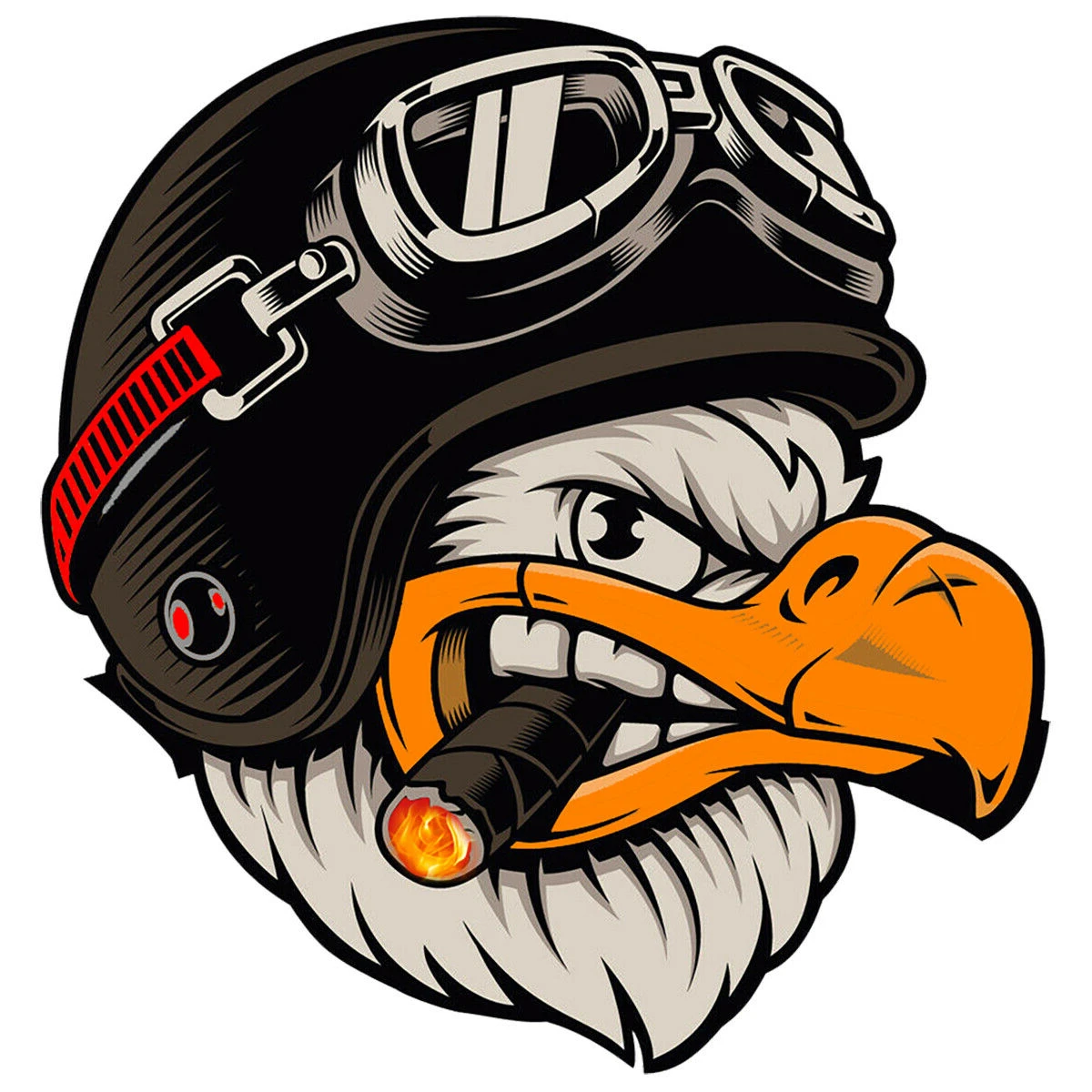 Car Sticker Personality Eagle  - огляд і ціна Motorcycle Helmets