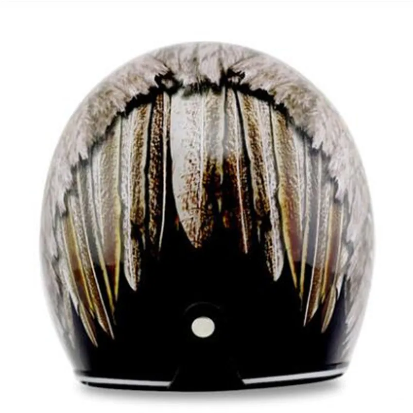 Black Vintage Motorcycle Helme - огляд і ціна Vintage Open Face Retro Helmet