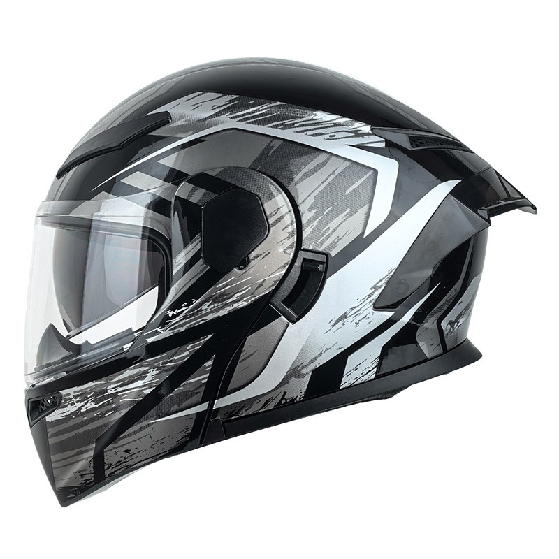 Dual Visor Modular Flip Up Mot - огляд і ціна Modular Flip Up Motorcycle Helmet Dot Approved