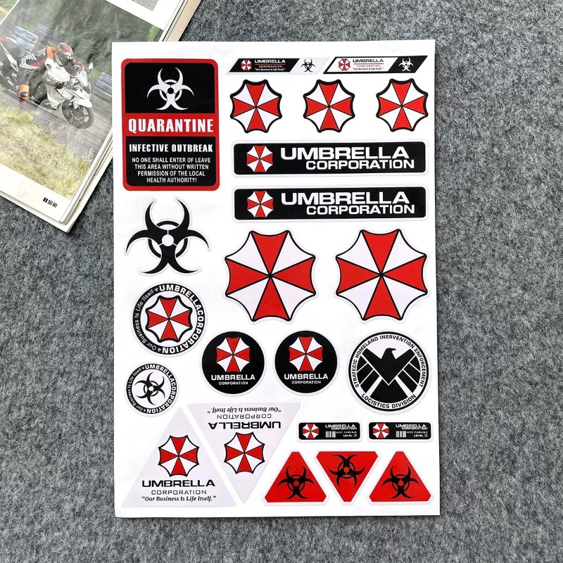 Hot Residents Evils Umbrella W - огляд і ціна Motorcycle Helmets
