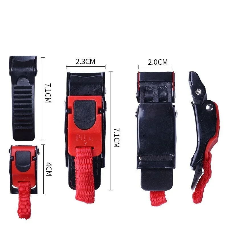 1PC Motorcycle Helmet Speed Cl - огляд і ціна Quick Release Buckle Motorcycle Helmet