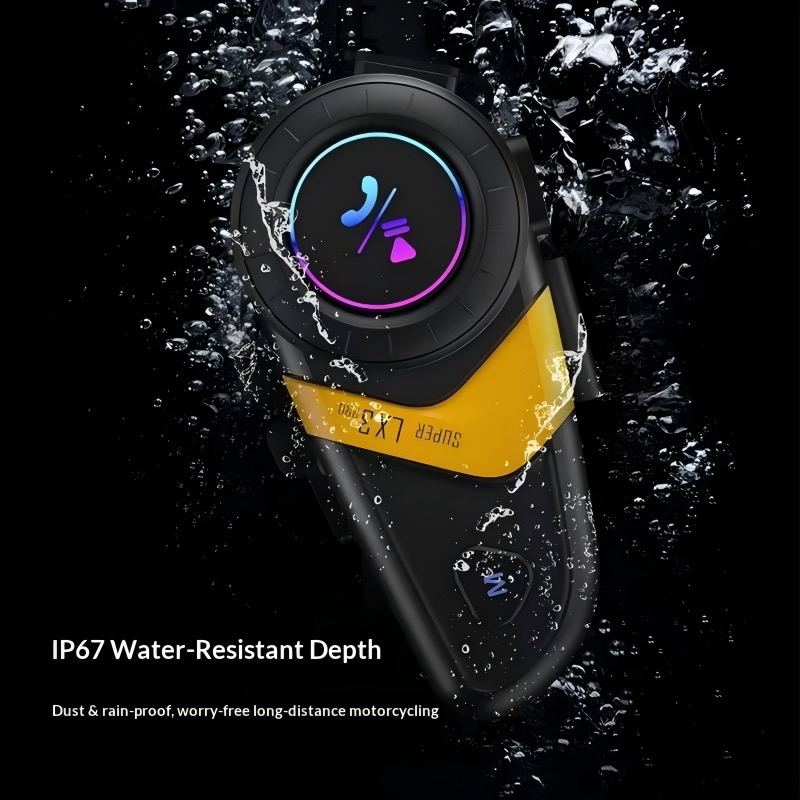 LX3Pro 2-Rider 500M Intercom M - огляд і ціна Full Face Motorcycle Helmet With Bluetooth