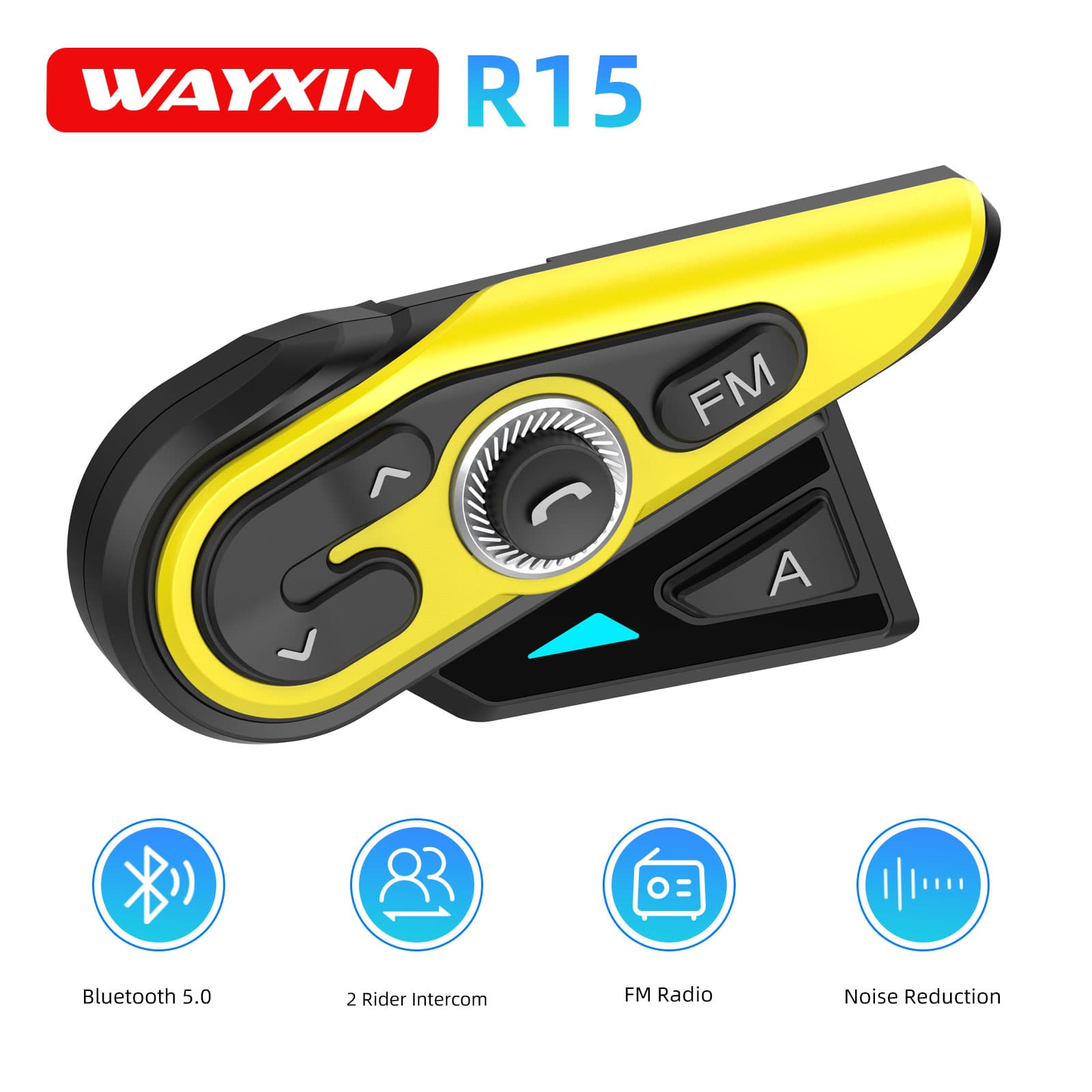WAYXIN R15 Motorcycle Bluetoot - огляд і ціна Universal Motorcycle Helmet Intercom Headset