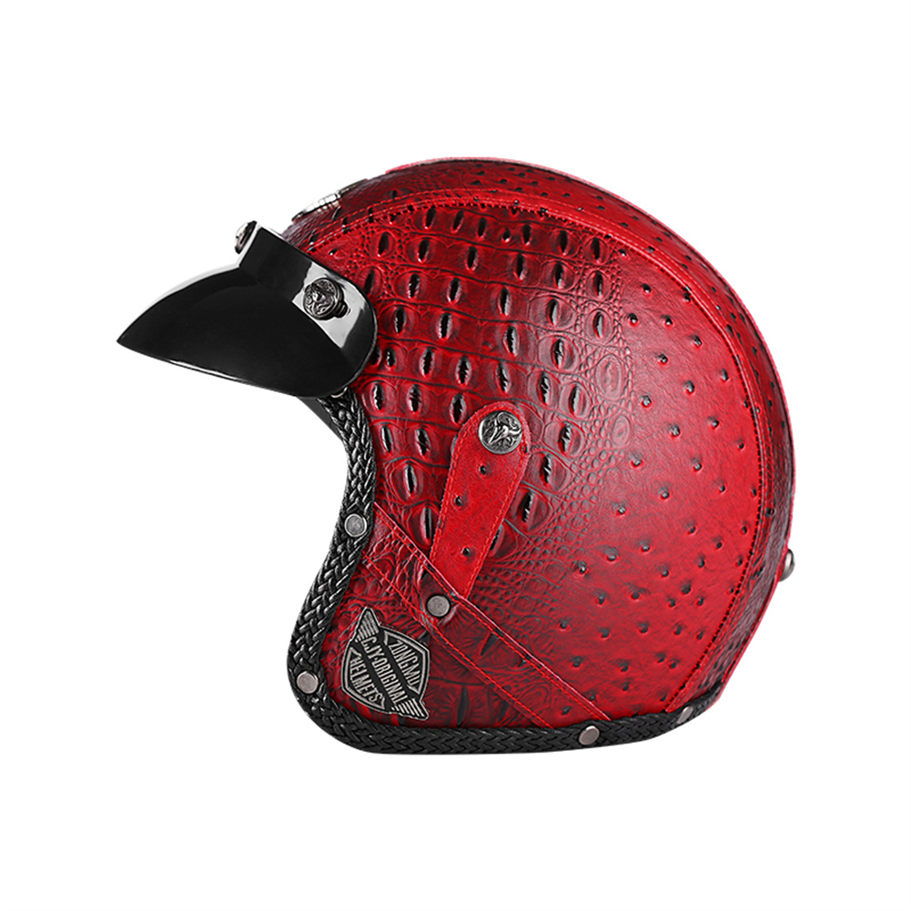 DOT 3/4 Open Face Motorcycle R - огляд і ціна Vintage Open Face Retro Helmet