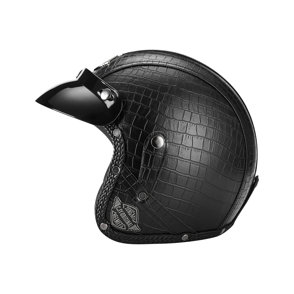 DOT 3/4 Open Face Motorcycle R - огляд і ціна Vintage Open Face Retro Helmet