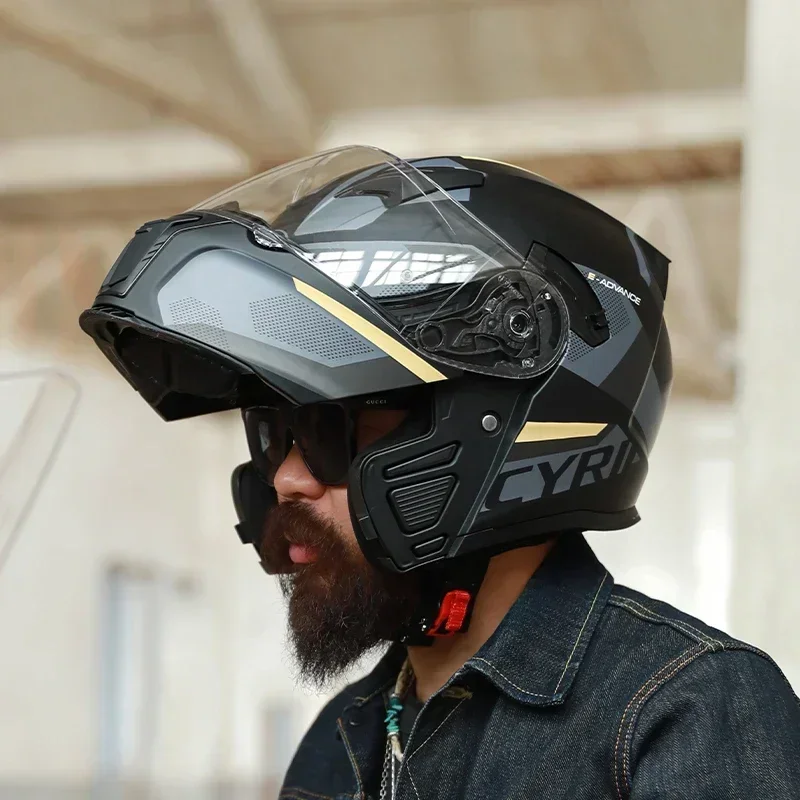 Modular Flip Up Full Face Helm - огляд і ціна Modular Flip Up Motorcycle Helmet Dot Approved