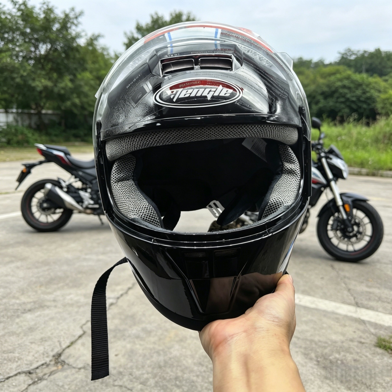 Full Face Motorcycle Helmet Du - огляд і ціна Dual Visor Motorcycle Racing Helmet