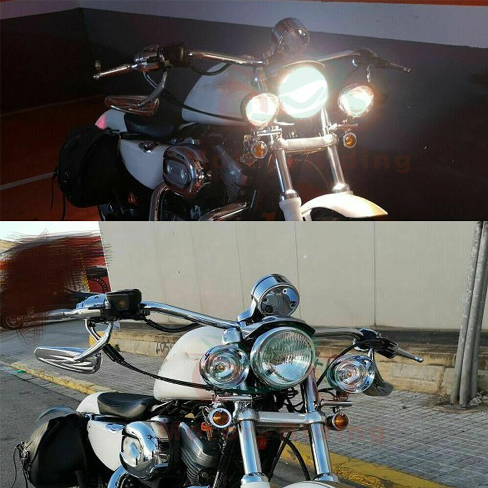 Chrome Universal Motorcycle Fo - огляд і ціна Universal Motorcycle Led Headlight Projector
