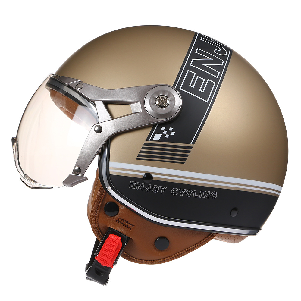 Vintage TT&COCASCOS Motorcycle - огляд і ціна Vintage Open Face Retro Helmet