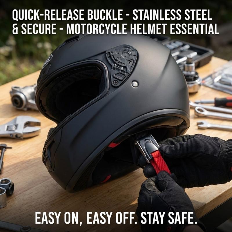 G7NA Motorcycle Helmets necess - огляд і ціна Quick Release Buckle Motorcycle Helmet