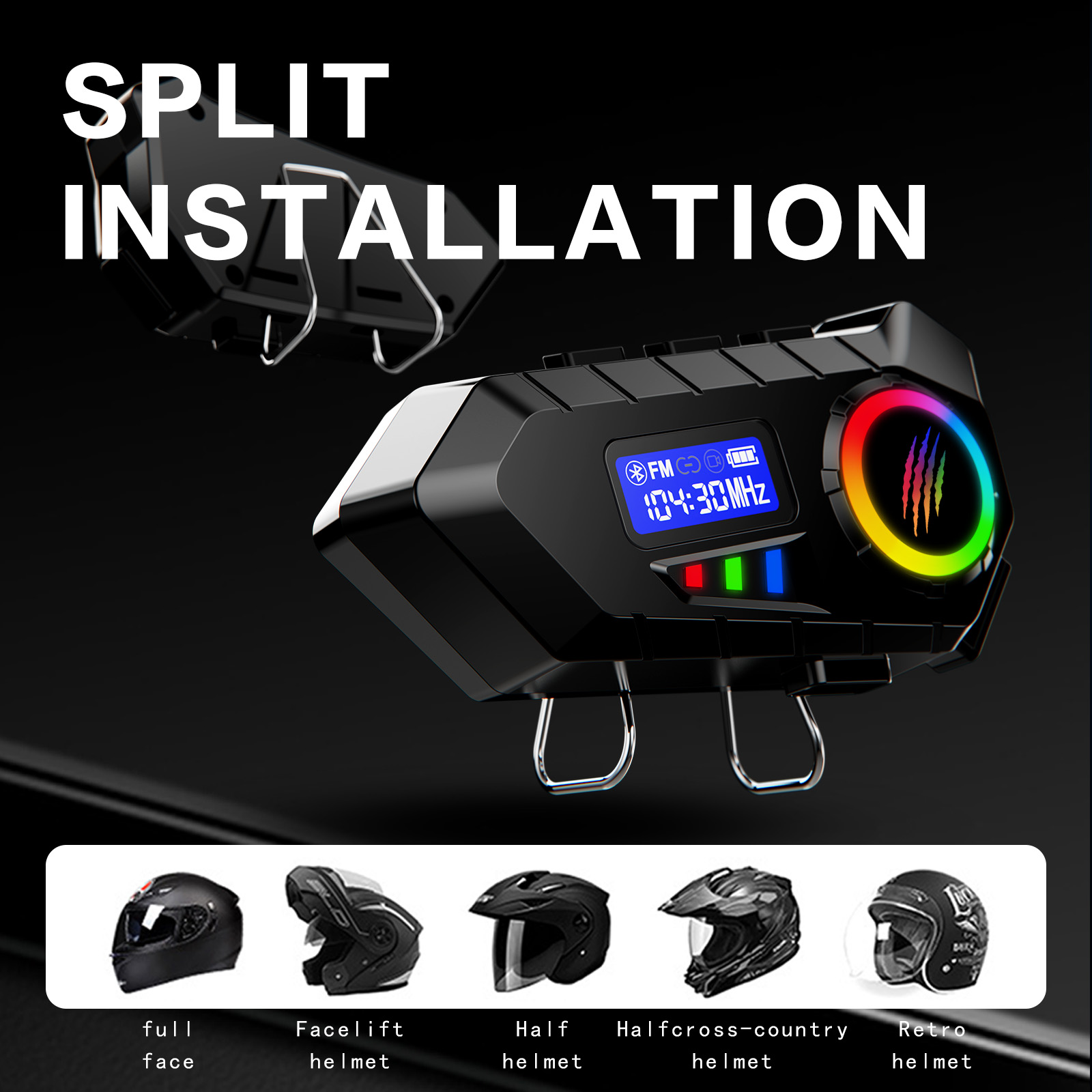 Y30 Motorcycle Helmet Headset  - огляд і ціна Full Face Motorcycle Helmet With Bluetooth