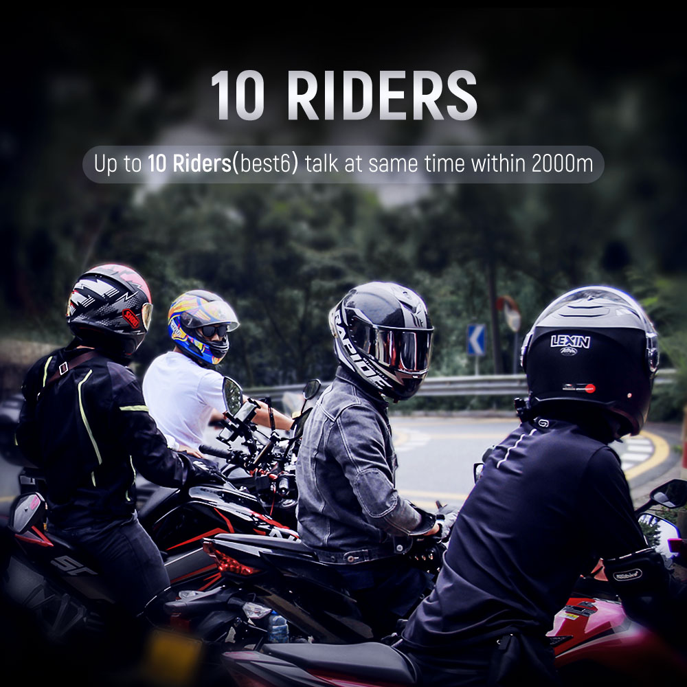 Lexin B4FM-X Bluetooth Motorcy - огляд і ціна Universal Motorcycle Helmet Intercom Headset