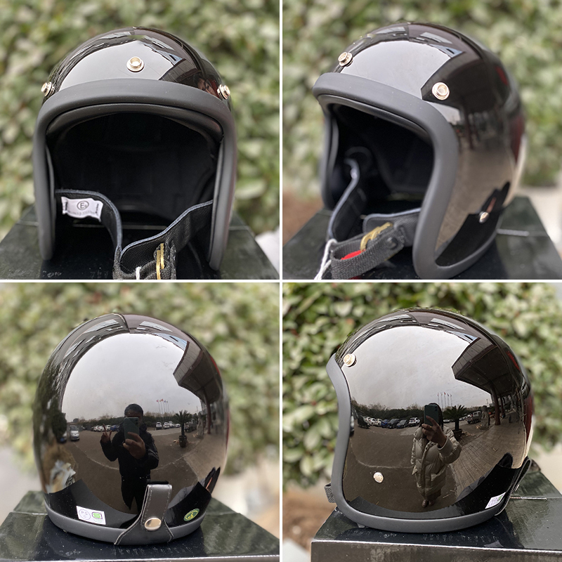 TT&COCASCOS Motorcycle Helmet  - огляд і ціна Vintage Open Face Retro Helmet