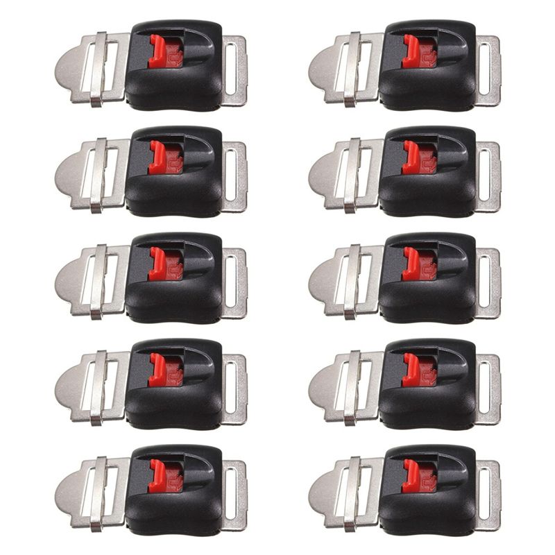 Powerful 10Pcs Universal Motor - огляд і ціна Quick Release Buckle Motorcycle Helmet