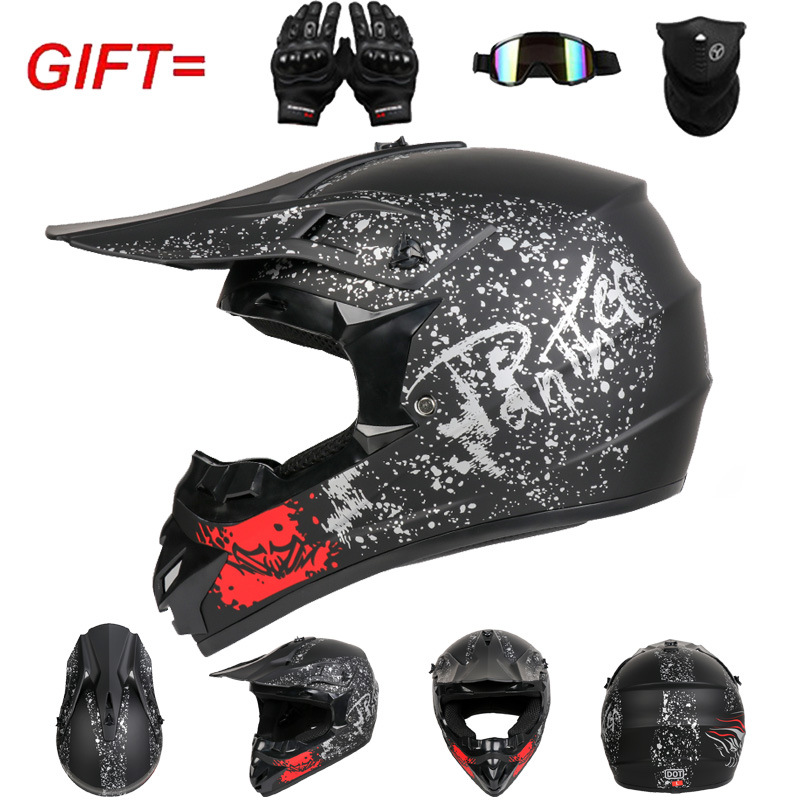 Motorcycle Off Road Helmet Ful - огляд і ціна Off Road Motocross Helmet Goggles Set
