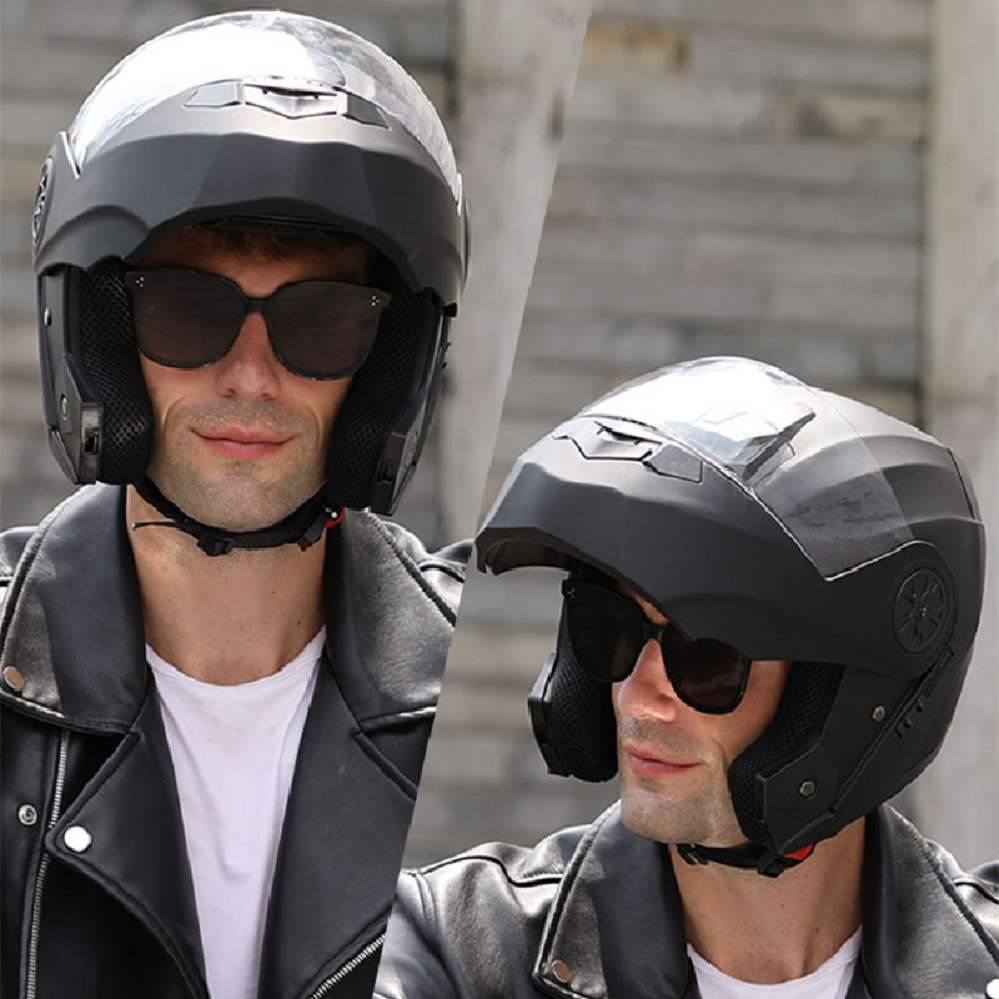 Modular Double Lens Motorcycle - огляд і ціна Modular Flip Up Motorcycle Helmet Dot Approved