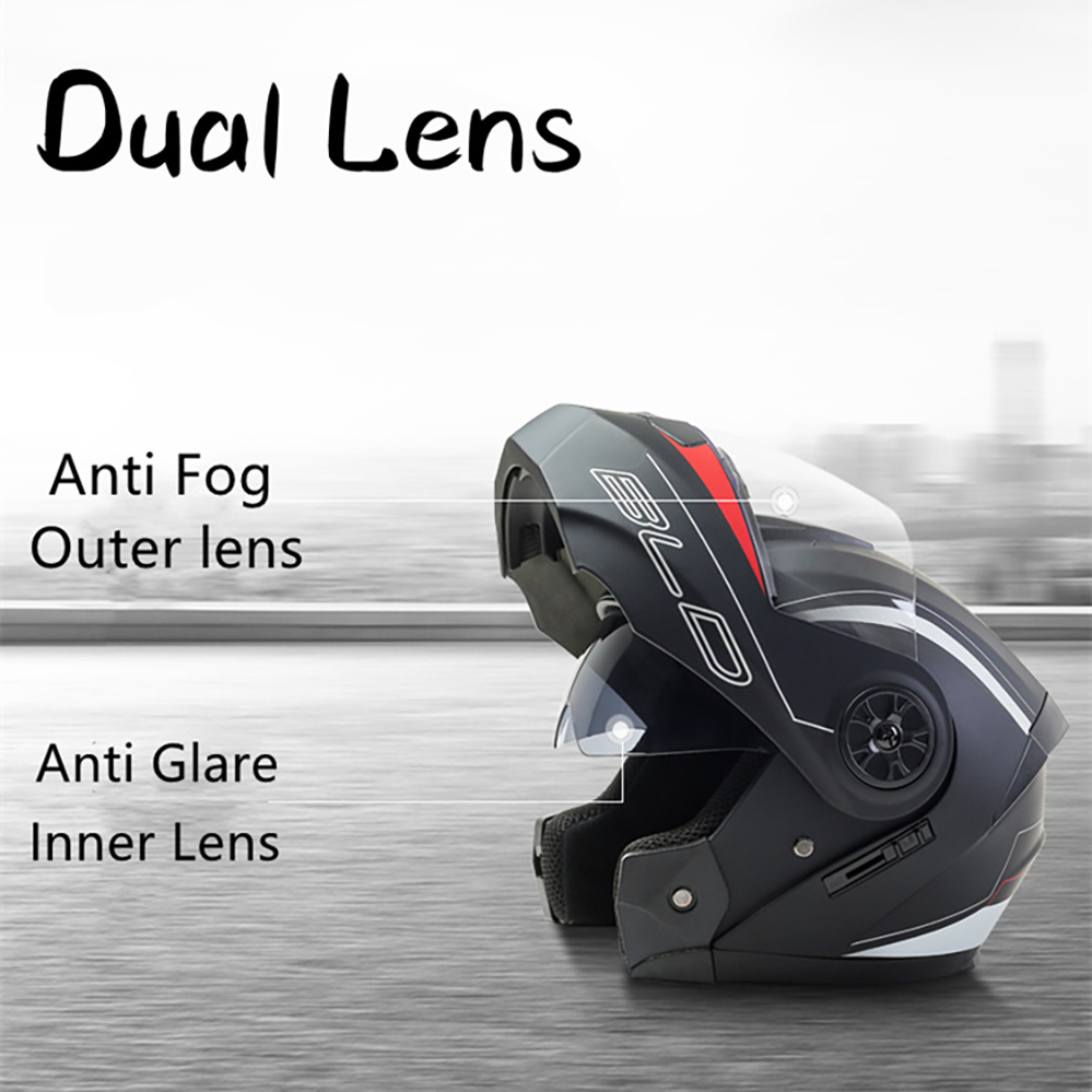 Modular Double Lens Motorcycle - огляд і ціна Modular Flip Up Motorcycle Helmet Dot Approved