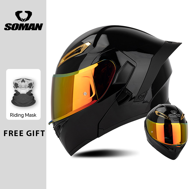 Unisex DOT Approved Dual Visor - огляд і ціна Modular Flip Up Motorcycle Helmet Dot Approved