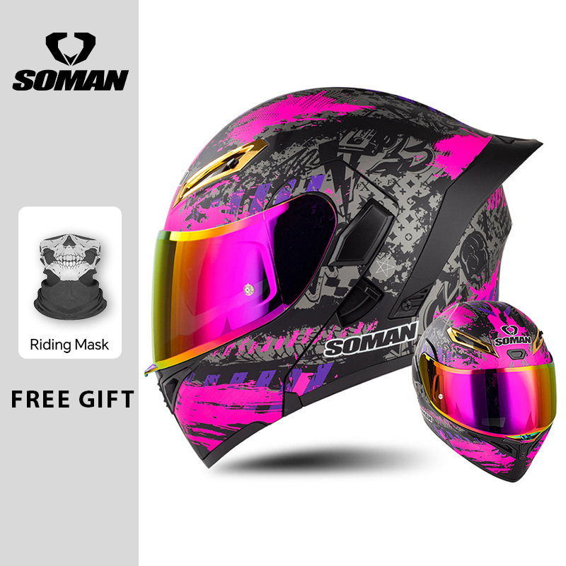 Unisex DOT Approved Dual Visor - огляд і ціна Modular Flip Up Motorcycle Helmet Dot Approved