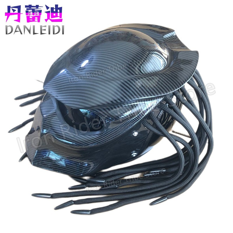 HOT Racing Predator Carbon Fib - огляд і ціна Custom Predator Motorcycle Helmet