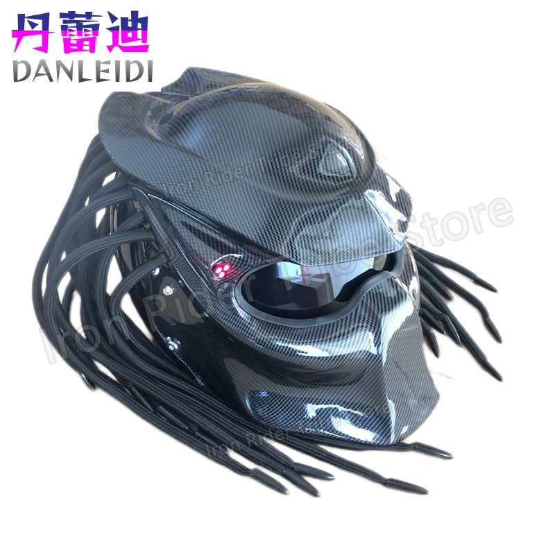HOT Racing Predator Carbon Fib - огляд і ціна Custom Predator Motorcycle Helmet