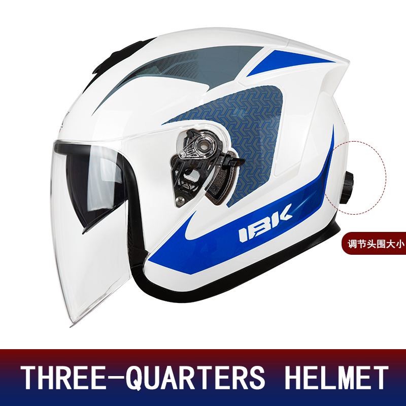 Dual Lens 3/4 Half Face Motorc - огляд і ціна Motorcycle Helmet Inner Sun Visor Lens
