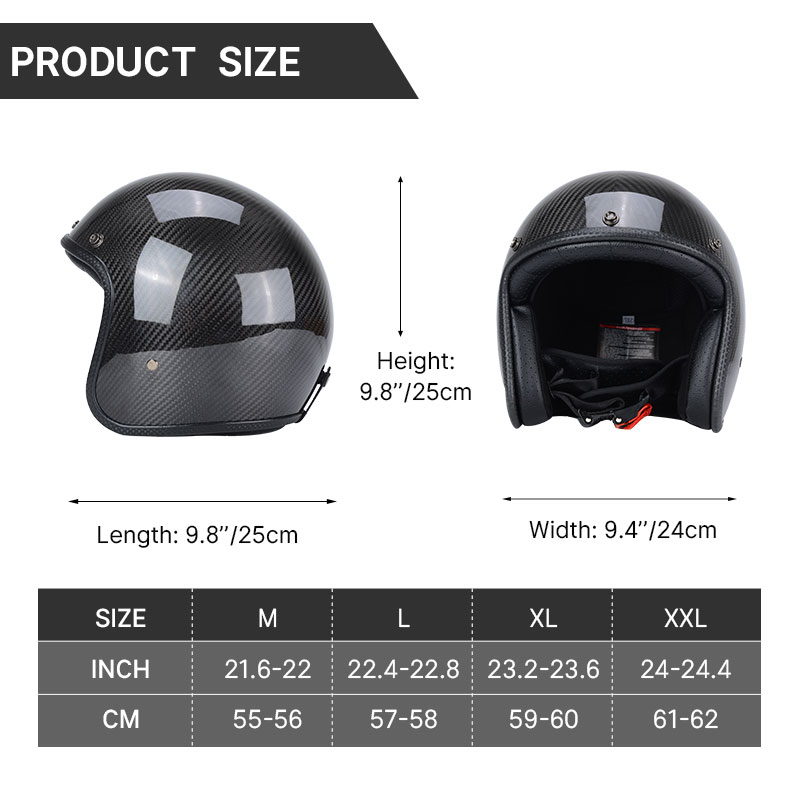Super Lightweight Carbon Fiber - огляд і ціна Carbon Fiber Lightweight Motorcycle Helmet