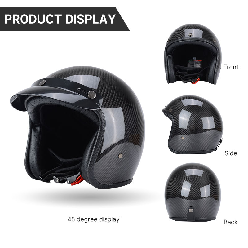 Super Lightweight Carbon Fiber - огляд і ціна Carbon Fiber Lightweight Motorcycle Helmet