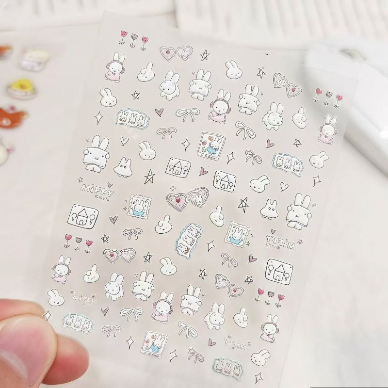 Miffy cartoon nail stickers an - огляд і ціна Atv Parts