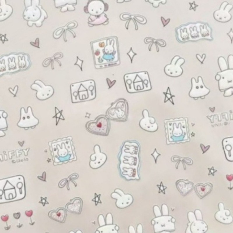 Miffy cartoon nail stickers an - огляд і ціна Atv Parts