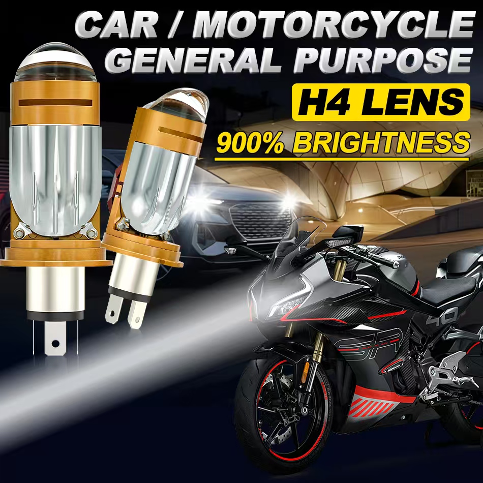 CAMOTO Bi LED Lens Projector H - огляд і ціна Universal Motorcycle Led Headlight Projector